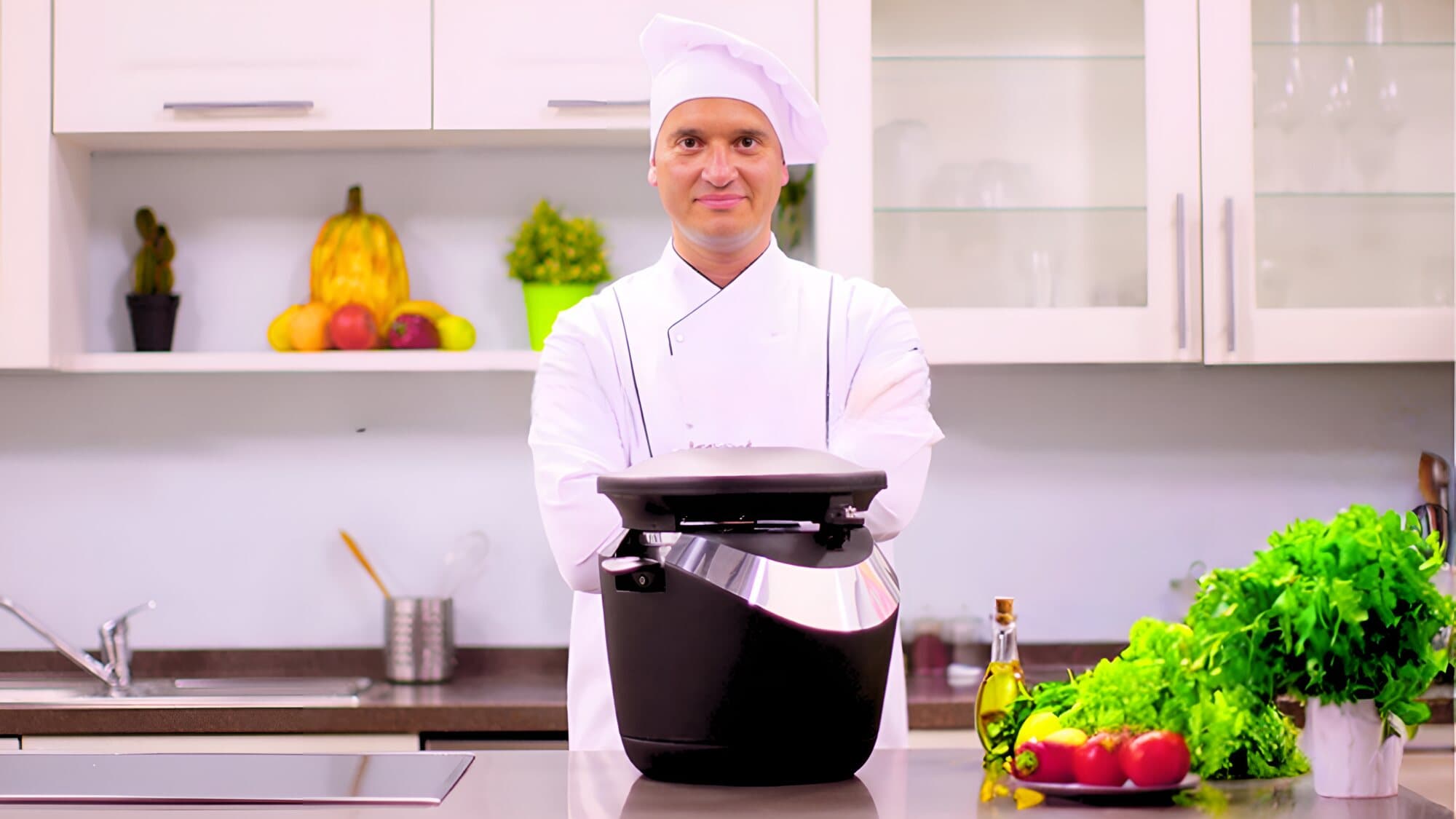 VolkyCooker in a modern kitchen